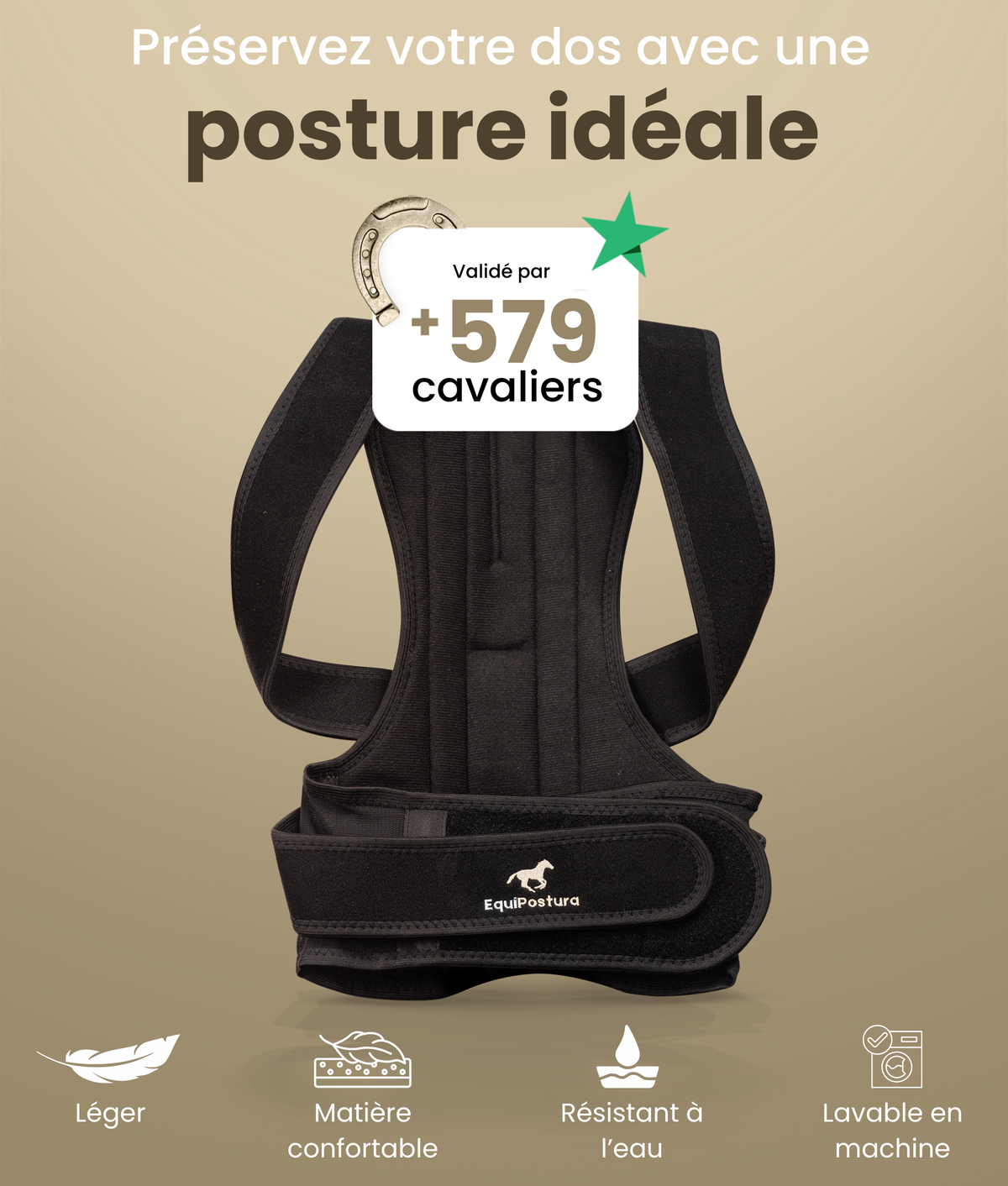 EquiPostura Pro - Montez sans douleurs dorsales